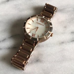 Liz Claiborne Rose Gold Watch